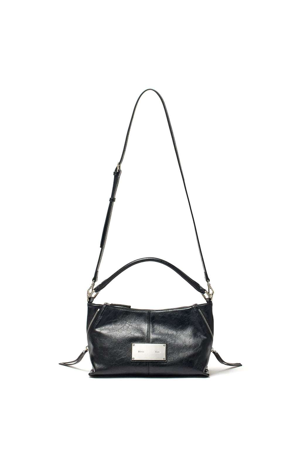 Matin Kim - Side Zipper Two Way Bag (Black) product image 3 | TRAB K-Fashion Australia