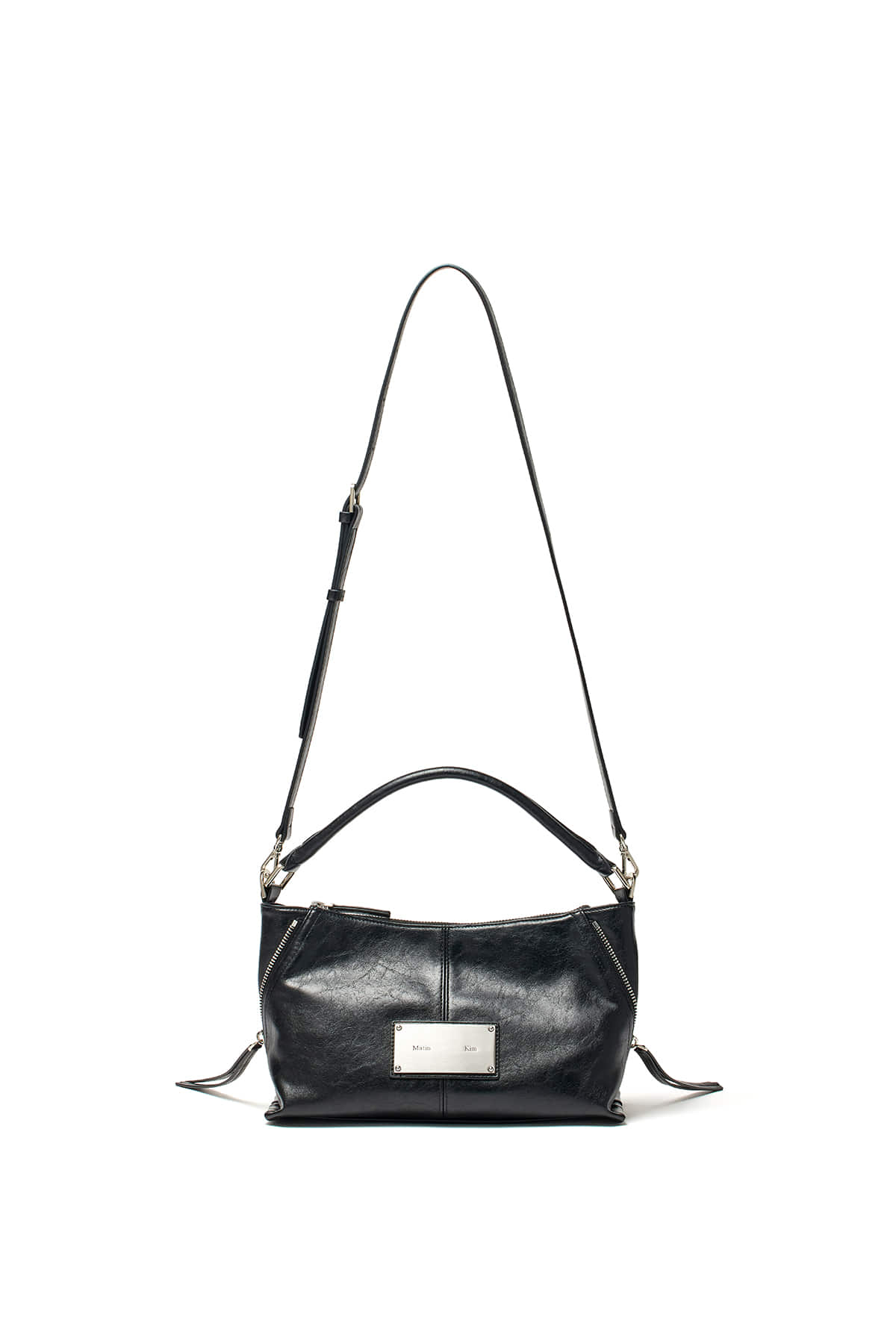 Matin Kim - Side Zipper Two Way Bag (Black) product image 3 | TRAB K-Fashion Australia