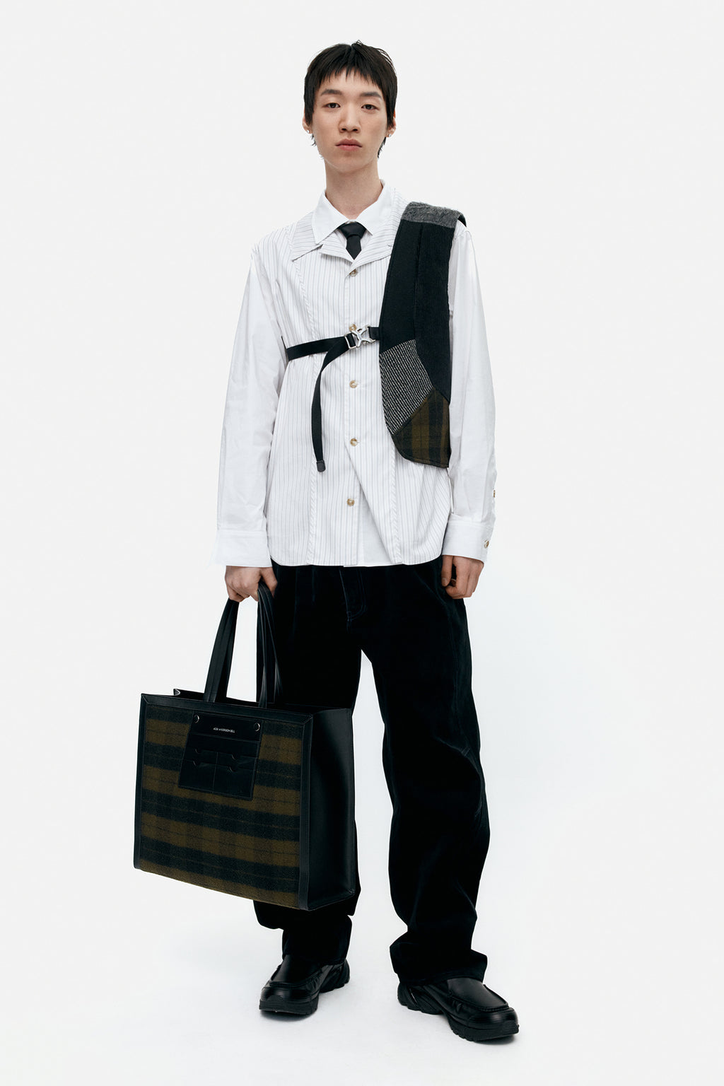Andersson Bell - Open Collar Layered Shirts (White) product image 7 | TRAB K-Fashion Australia