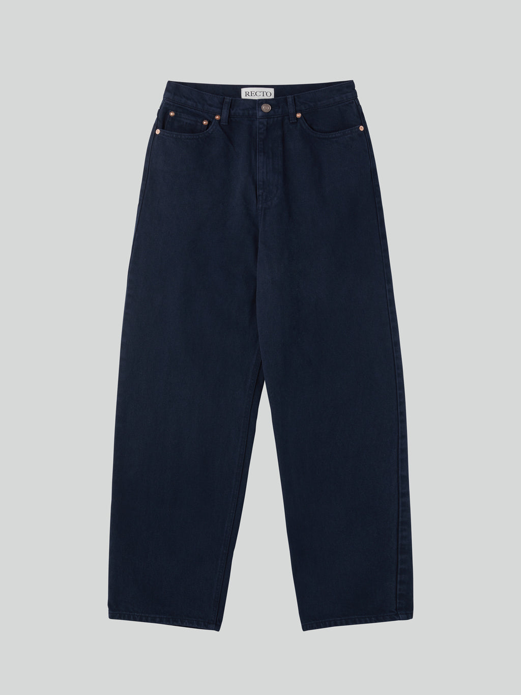 Recto - Regular Fit Denim Pants (Indigo Navy) product image 4 | TRAB K-Fashion Australia