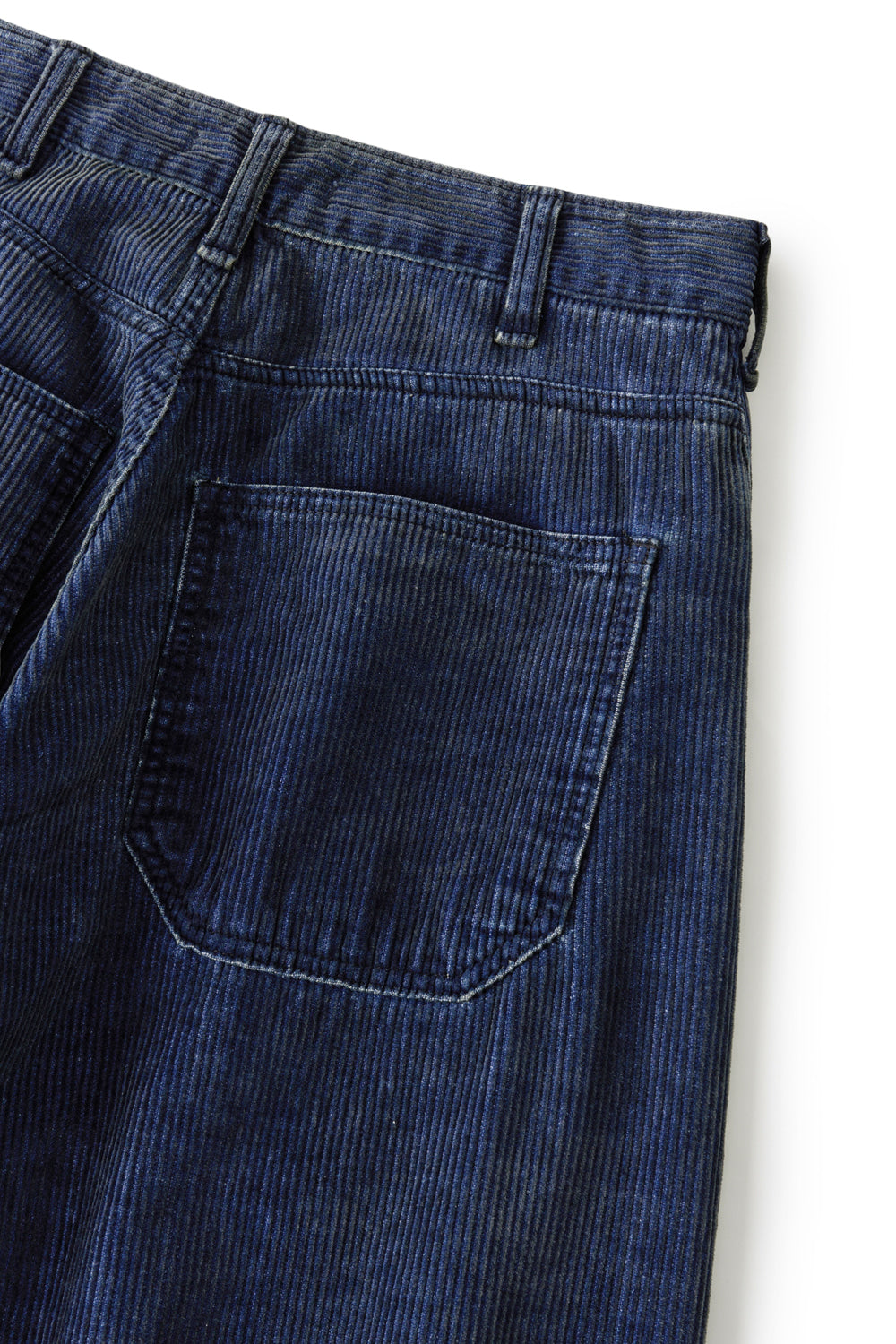 Hatchingroom - Wide Curve Corduroy Pants Aged (Blue) product image 4 | TRAB K-Fashion Australia