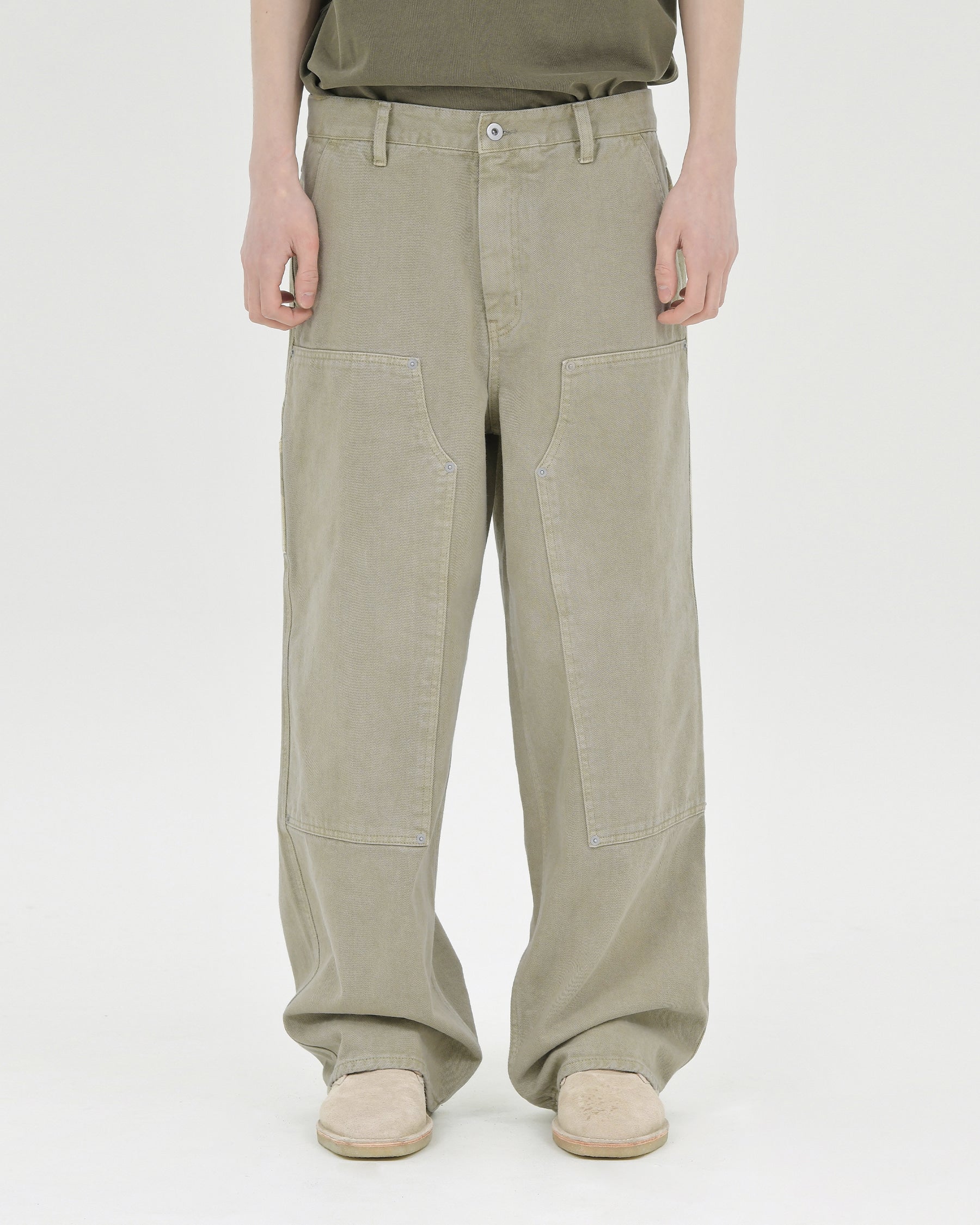Brownyard - Carpenter Denim (Washed Beige) product image 1 | TRAB K-Fashion Australia