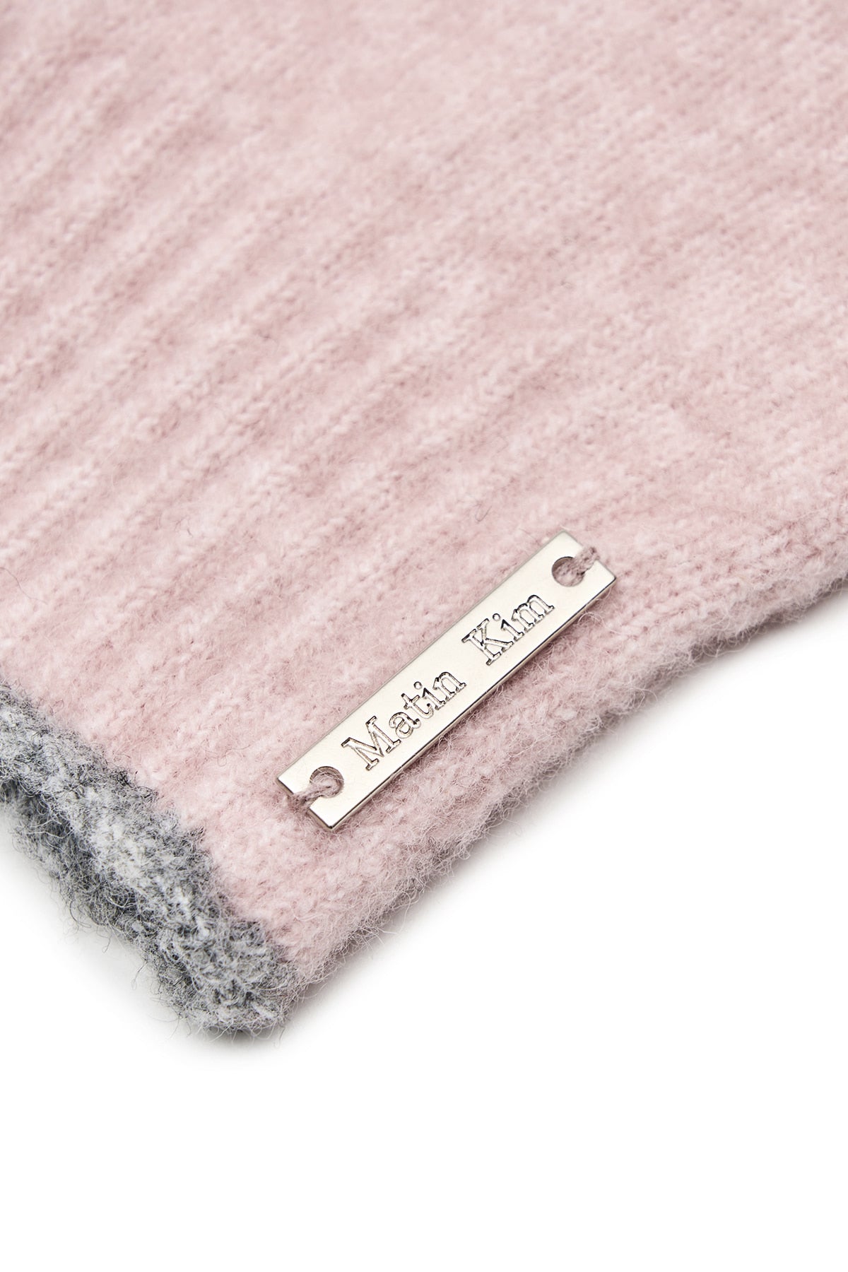 Matin Kim - Boucle Knit Gloves (Pink) product image 5 | TRAB K-Fashion Australia