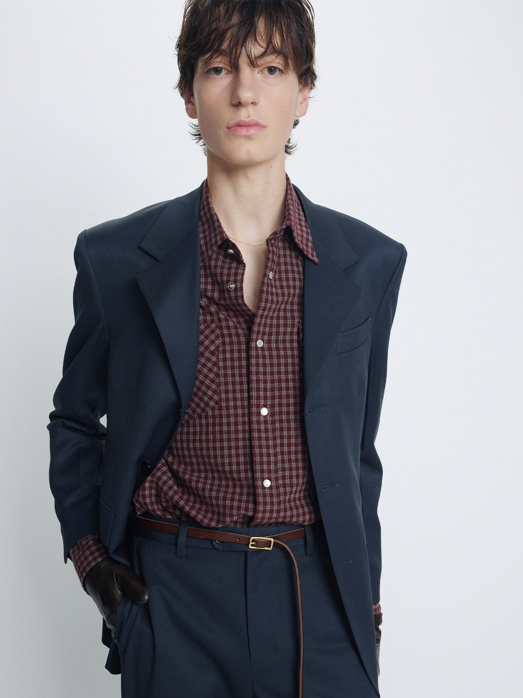 Tonywack - Wool Blend Tailored Blazer (Slate Grey) product image 6 | TRAB K-Fashion Australia