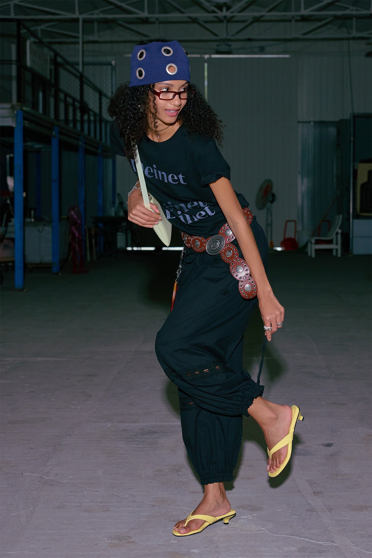 Deinet - Lace Detailed Balloon Pants (Black) product image 5 | TRAB K-Fashion Australia