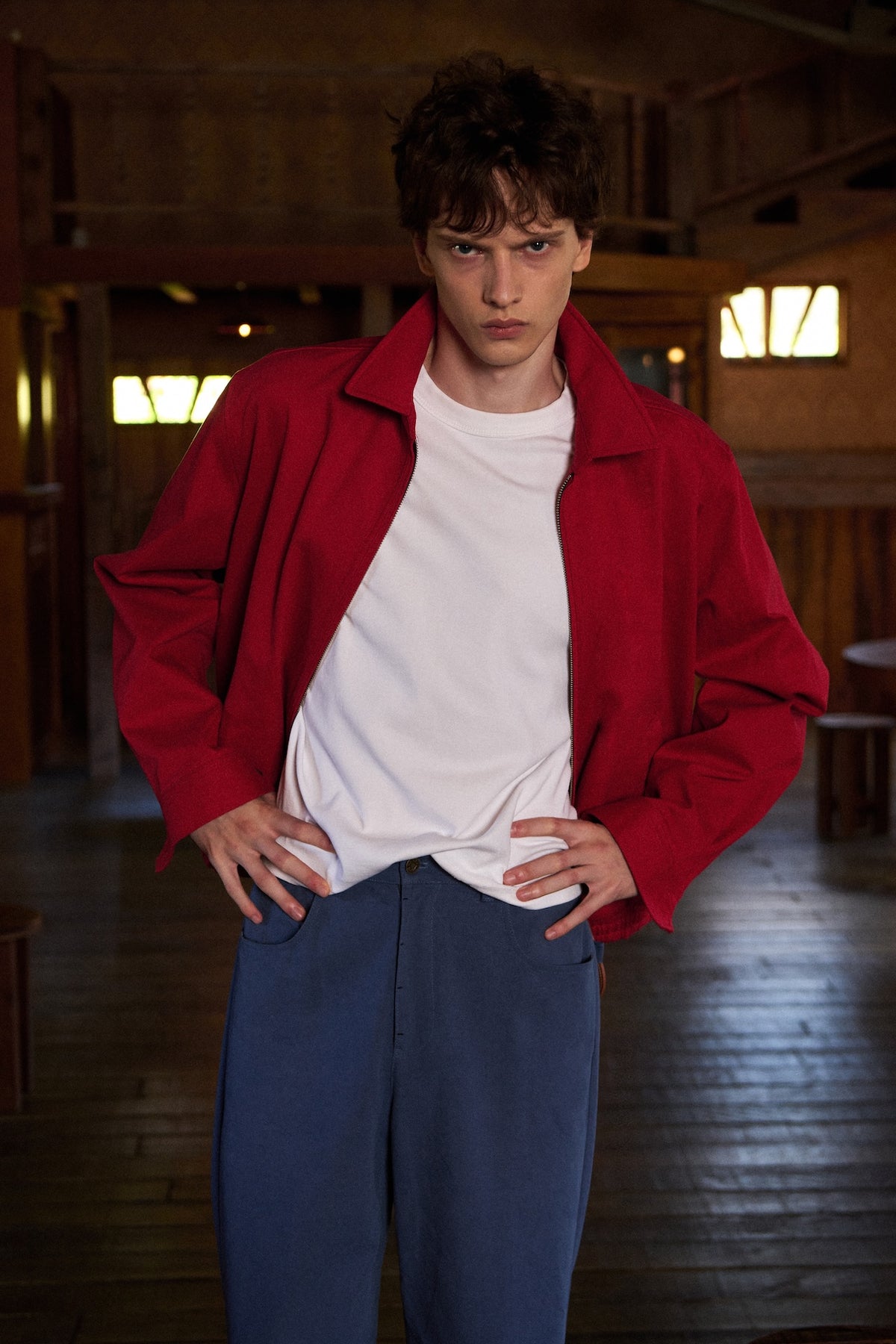 STU - Curved Cuff Jacket (Red) product image 13 | TRAB K-Fashion Australia