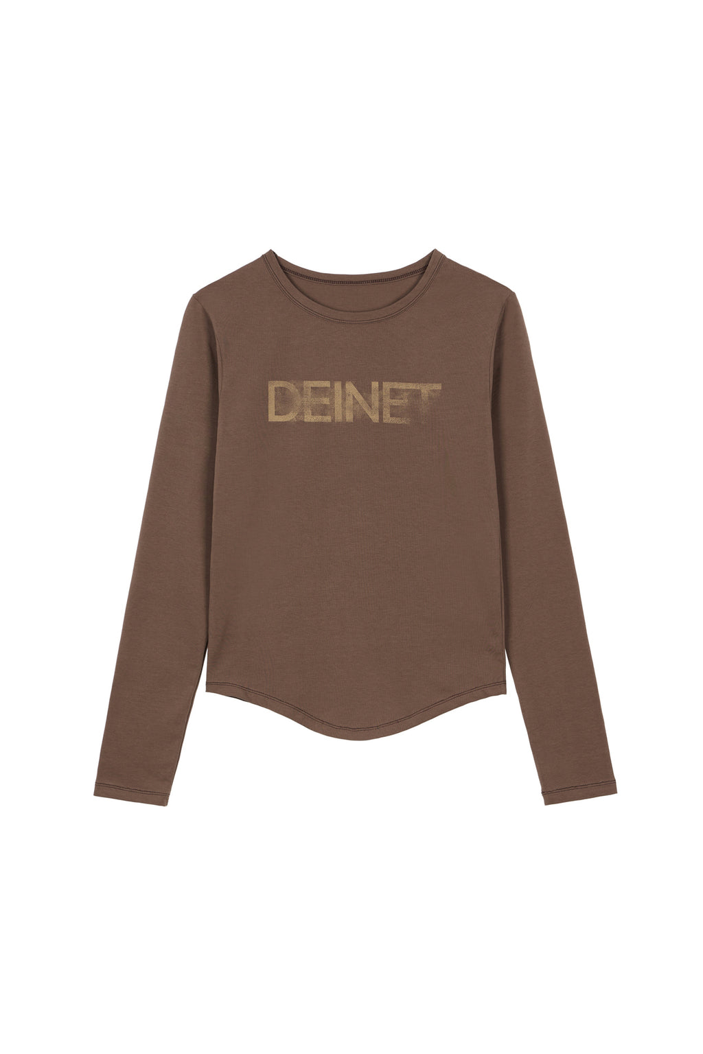 Deinet - Deinet Logo Simple Long Sleeve (Brown) product image 1 | TRAB K-Fashion Australia