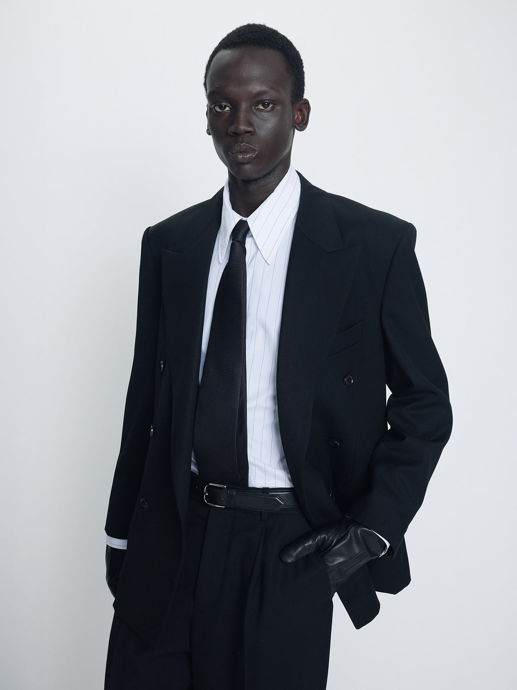 Tonywack - High Density Striped Cotton Shirt (White) product image 9 | TRAB K-Fashion Australia