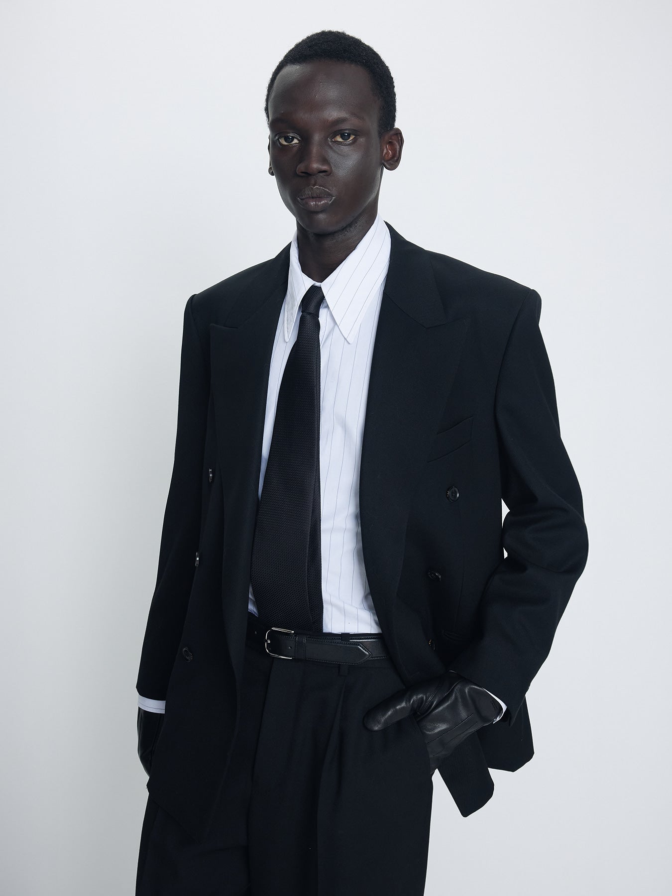 Tonywack - High Density Striped Cotton Shirt (White) product image 9 | TRAB K-Fashion Australia