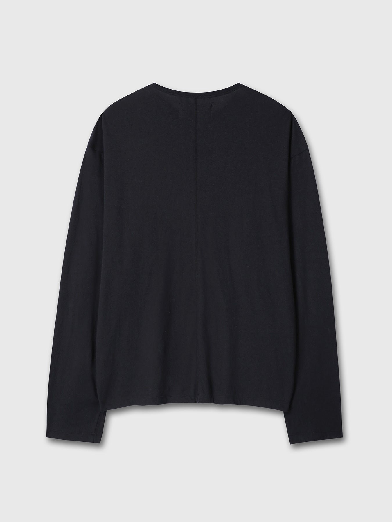 Tonywack - Cotton Cashmere Long Sleeve Top (Dark Navy) product image 9 | TRAB K-Fashion Australia