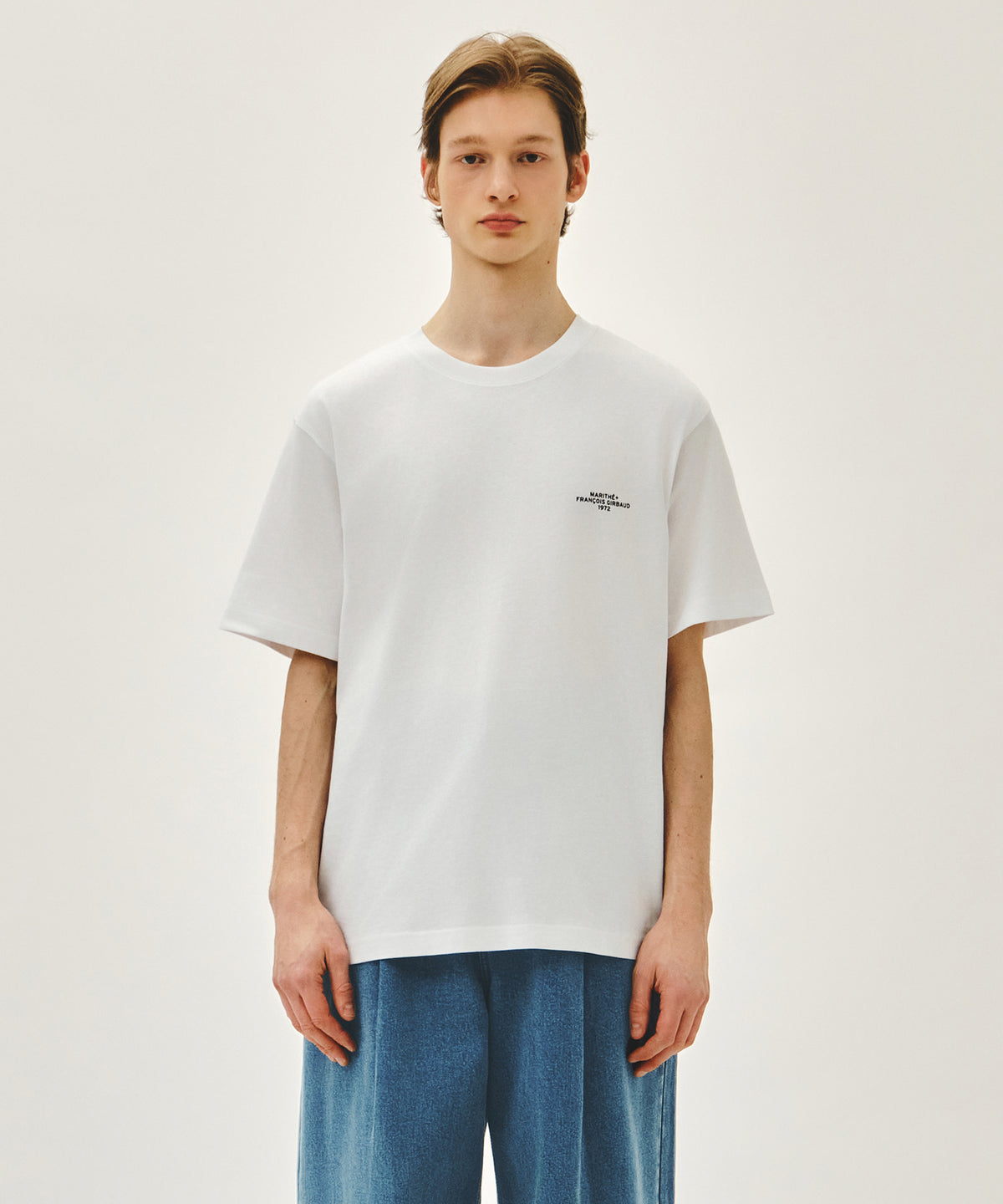 Marithe & Francois Girbaud - 3pack Lettering Logo Tee (White) product image 2 | TRAB K-Fashion Australia