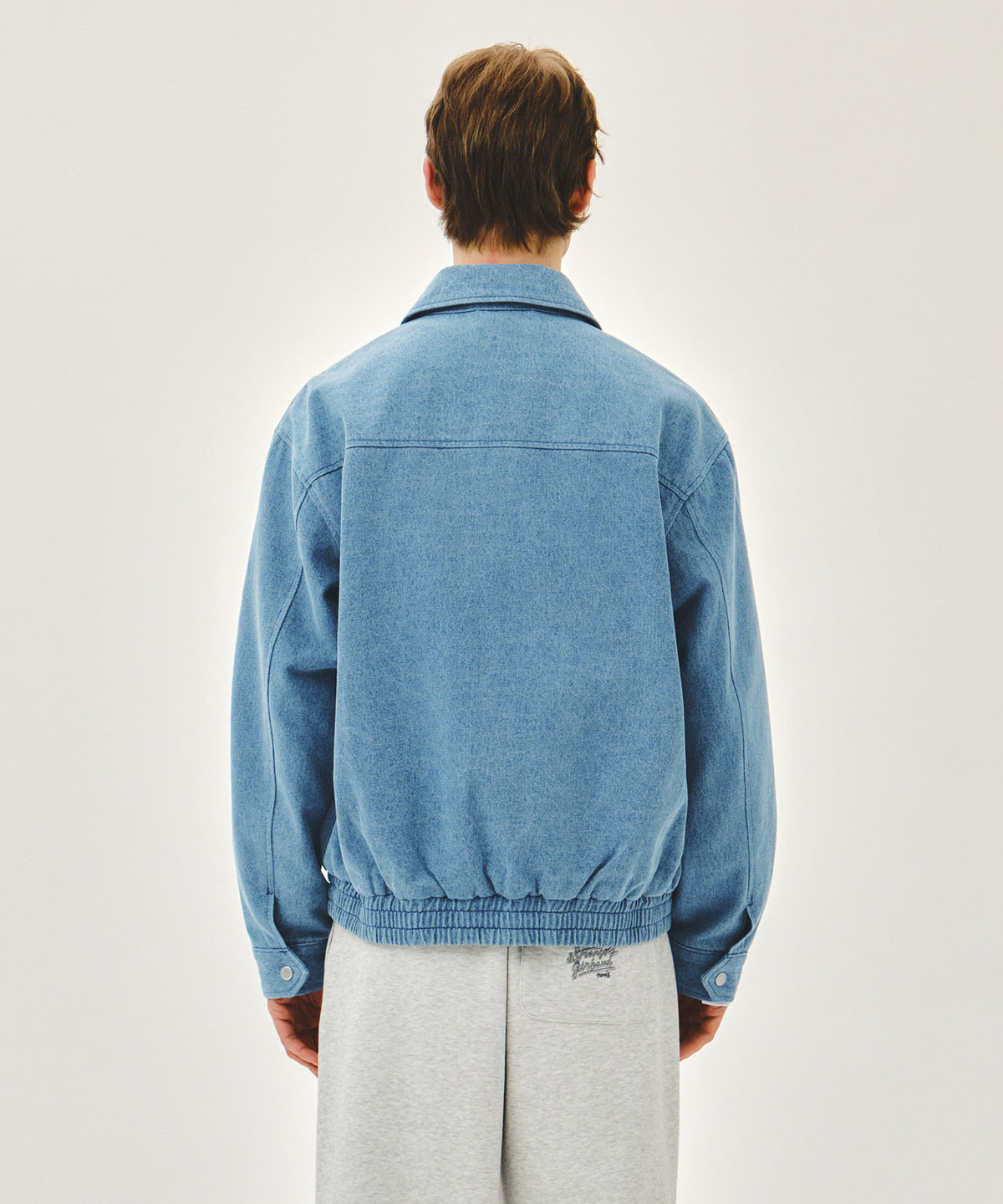 Marithe & Francois Girbaud - Denim Harrington Jacket (Blue) product image 3 | TRAB K-Fashion Australia