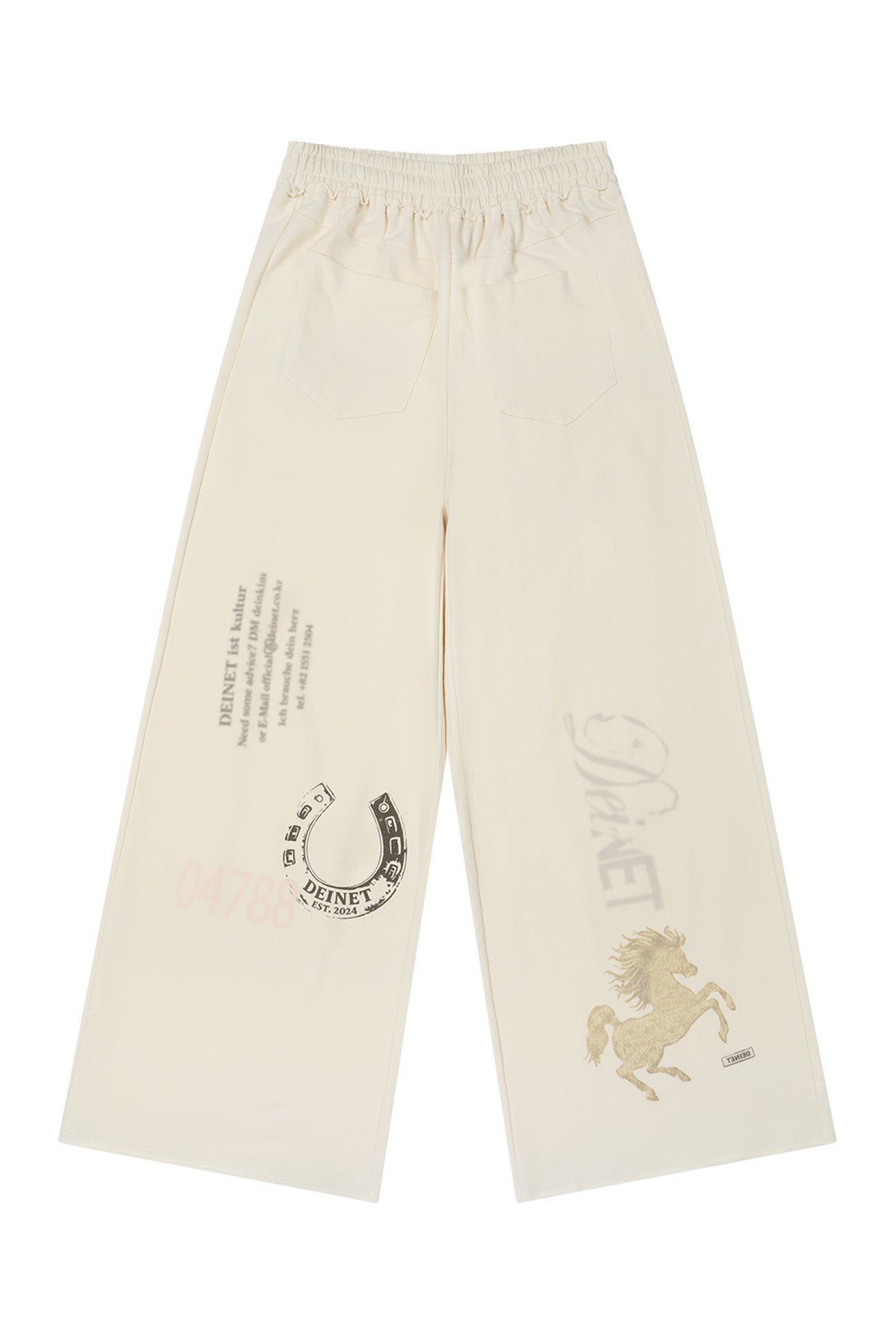 Deinet - Lucky Spur Archive Sweat Pants (Ivory) product image 7 | TRAB K-Fashion Australia