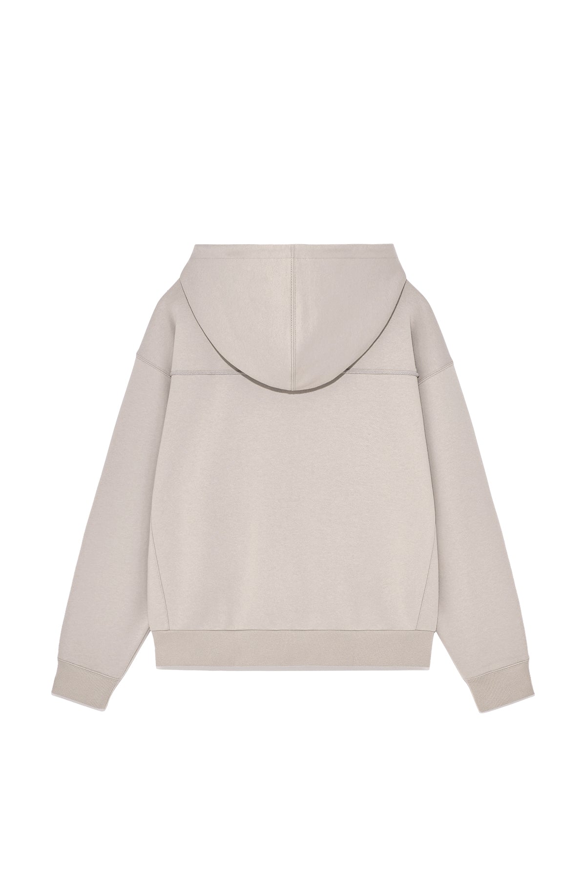 Matin Kim - Volume Pocket Hoody Zip Up (Beige) product image 2 | TRAB K-Fashion Australia
