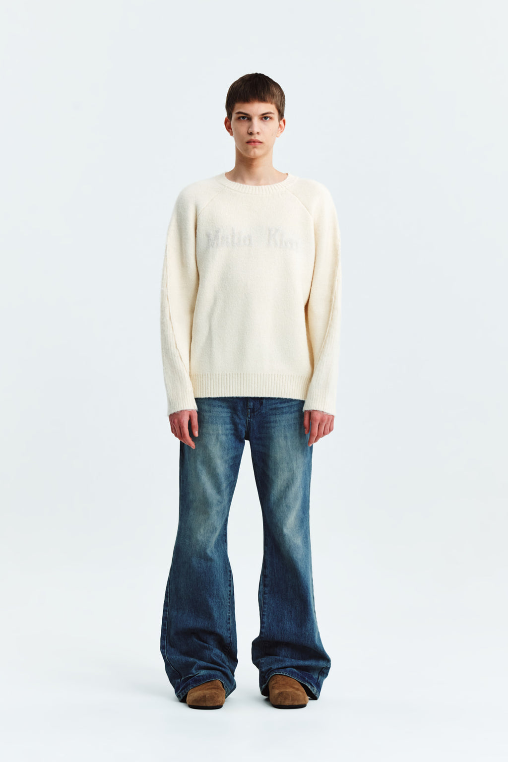 Matin Kim - Lowrise Boots Cut Denim Pants (Light Blue) product image 9 | TRAB K-Fashion Australia