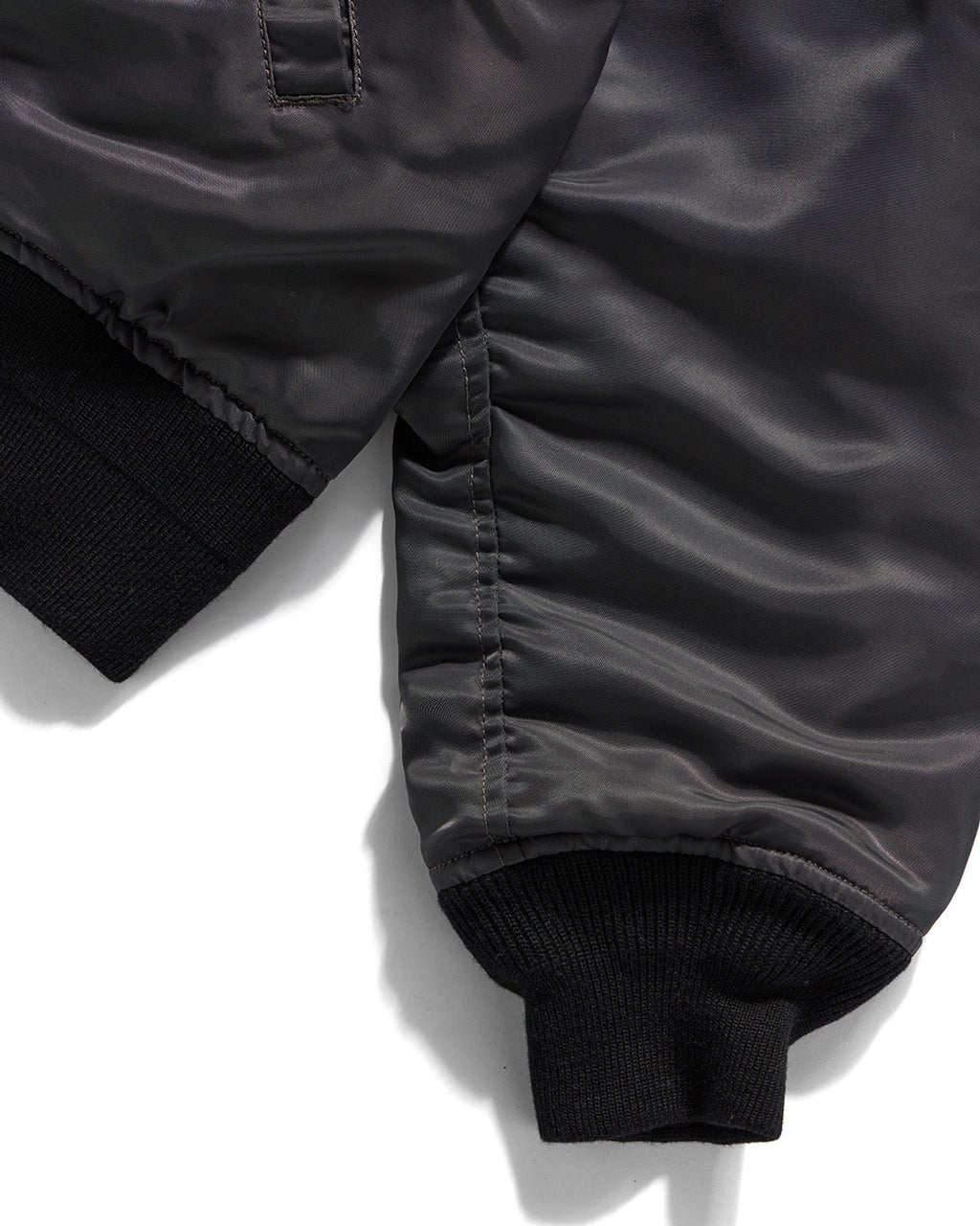 Eastlogue - Angel Felix Embroidery Flight Ma-1 Jumper (Charcoal) product image 5 | TRAB K-Fashion Australia