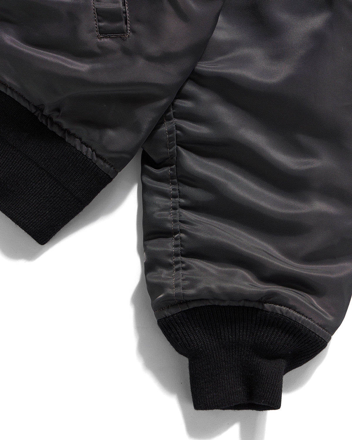 Eastlogue - Angel Felix Embroidery Flight Ma-1 Jumper (Charcoal) product image 5 | TRAB K-Fashion Australia