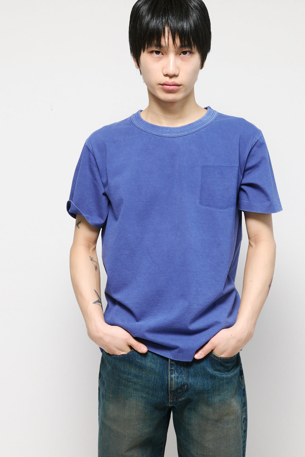 Hatchingroom - Bleached Tee (Vintage Blue) product image 6 | TRAB K-Fashion Australia