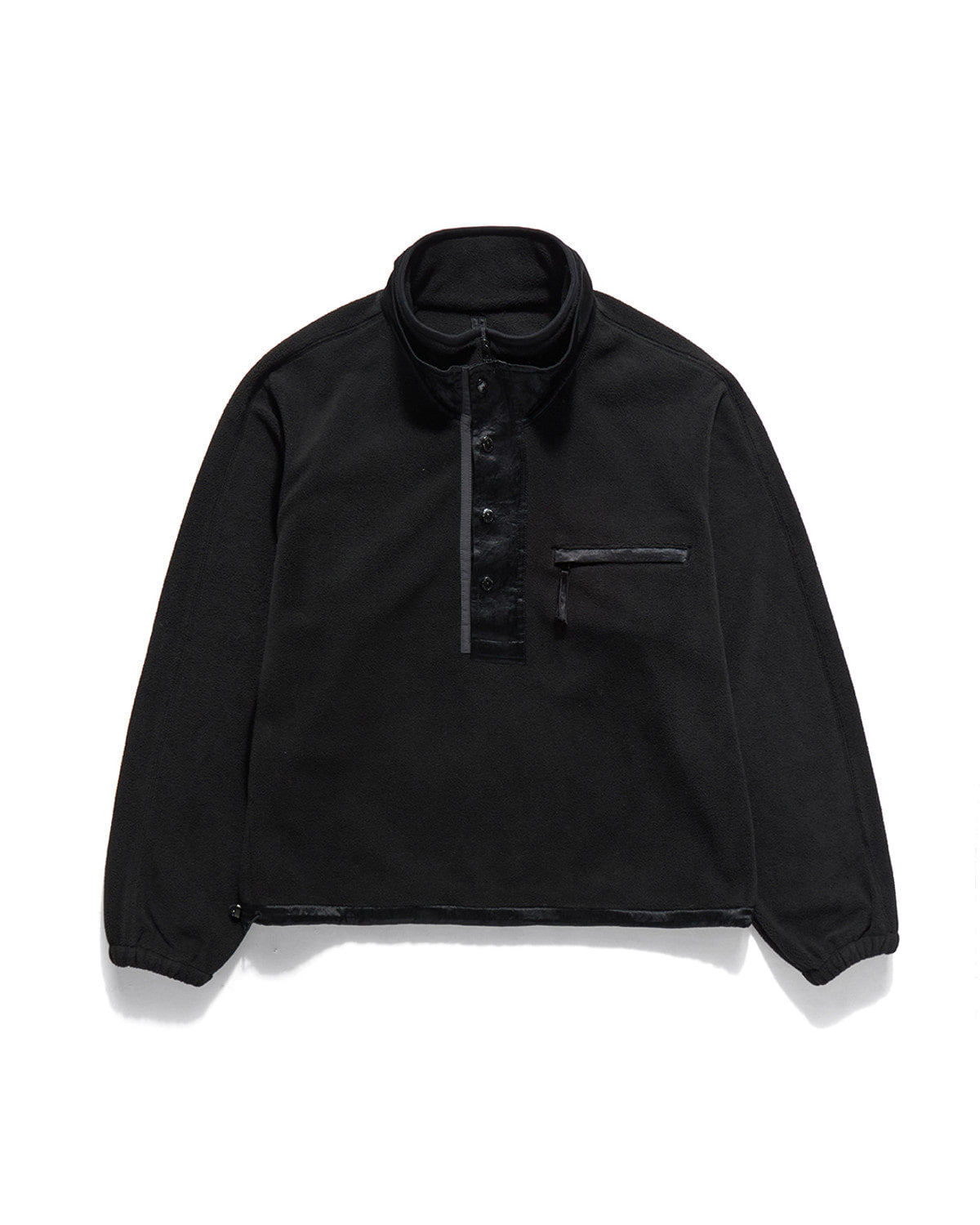 Eastlogue - Alpine Half Zip-up Fleece Jumper (Black) product image 1 | TRAB K-Fashion Australia