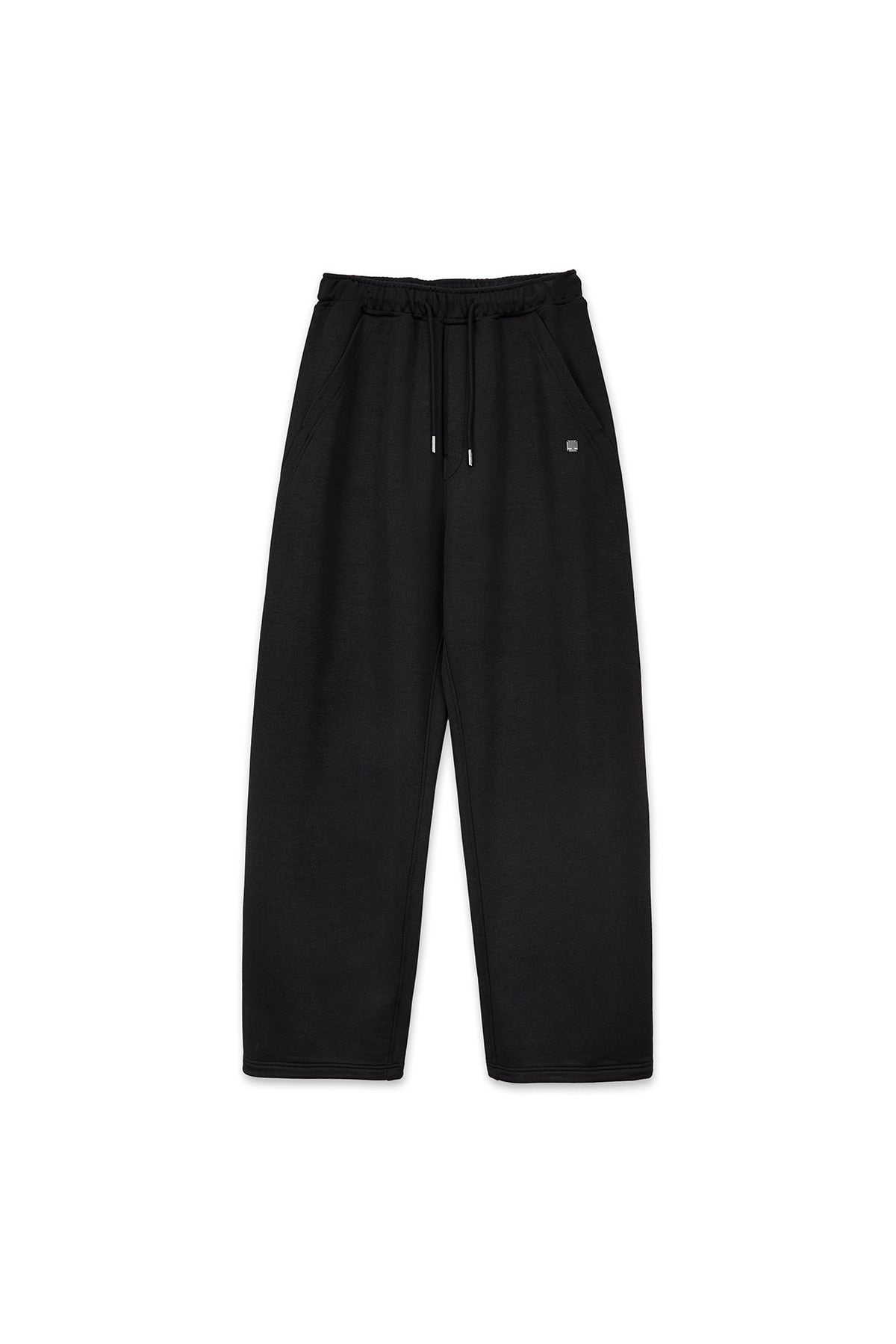 Matin Kim - Back Pocket Glitter Sweatpants (Black) product image 1 | TRAB K-Fashion Australia