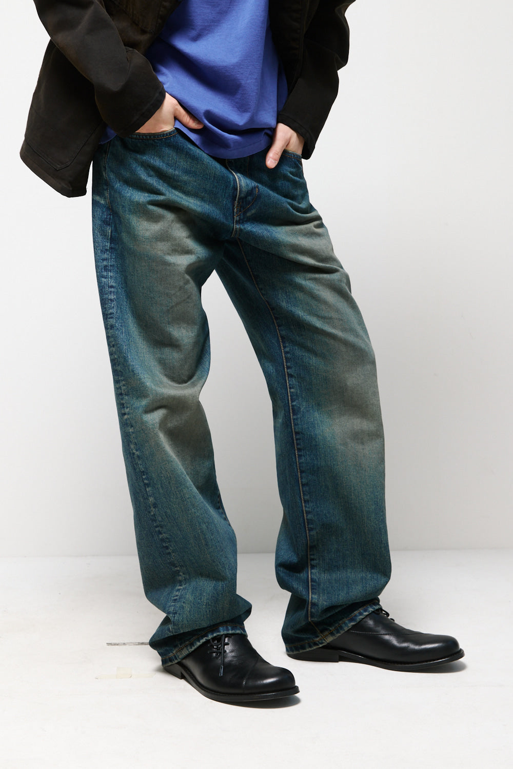 Hatchingroom - Straight Jeans (Mud Blue) product image 11 | TRAB K-Fashion Australia