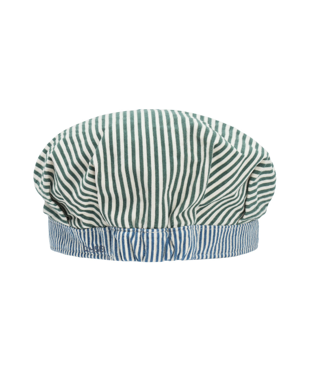 Coyseio - Striped Pintuck Puff Cap (Green) product image 13 | TRAB K-Fashion Australia