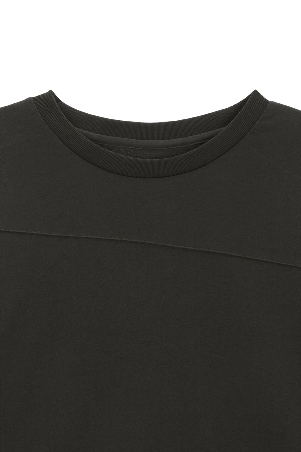 Matin Kim - Diagonal Overfit Long Sleeve Top (Khaki) product image 4 | TRAB K-Fashion Australia