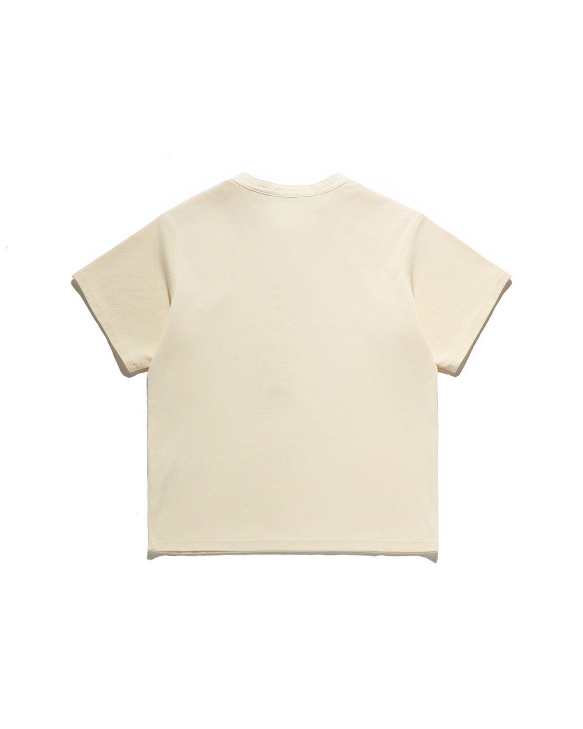 Eastlogue - Henley Neck Half T-shirts (Cream) product image 3 | TRAB K-Fashion Australia