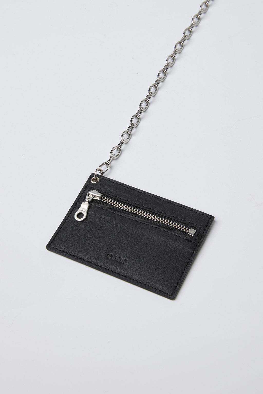 Coor - Chain Zip Card Holder (Black) product image 5 | TRAB K-Fashion Australia