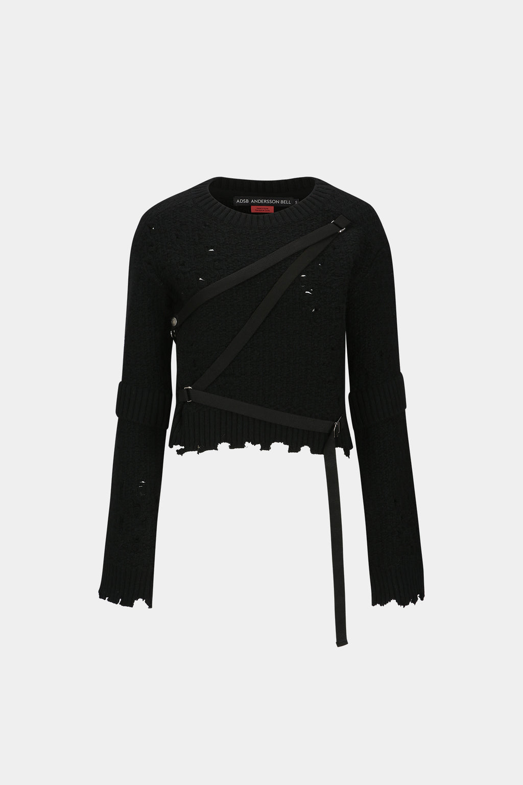 Andersson Bell - Nora Strap Knit Pullover (Black) product image 7 | TRAB K-Fashion Australia