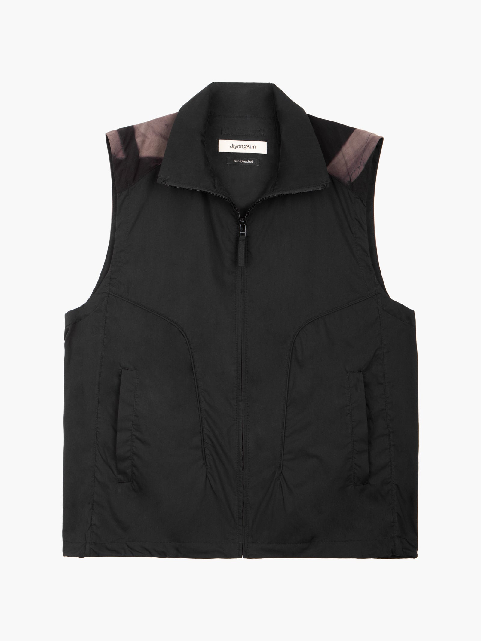 Jiyong Kim - Sun-Bleached Work Vest (Black) product image 9 | TRAB K-Fashion Australia