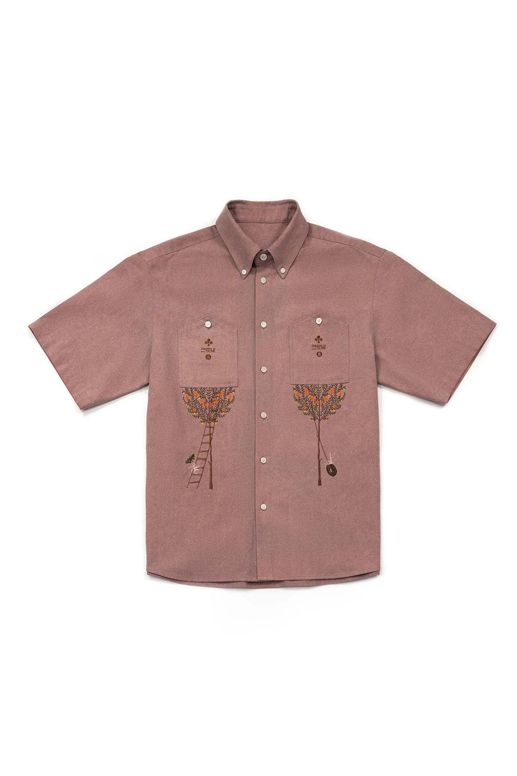Ioedle - Root House Embroidered Shirt (Pink) product image 2 | TRAB K-Fashion Australia