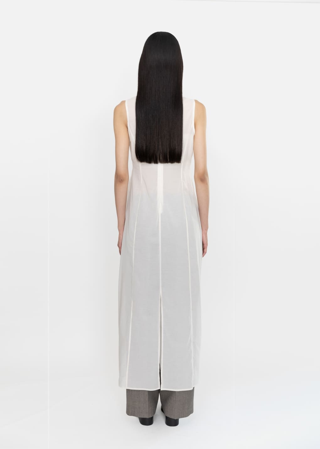 Amomento - Pintuck Dress (Ivory) product image 4 | TRAB K-Fashion Australia