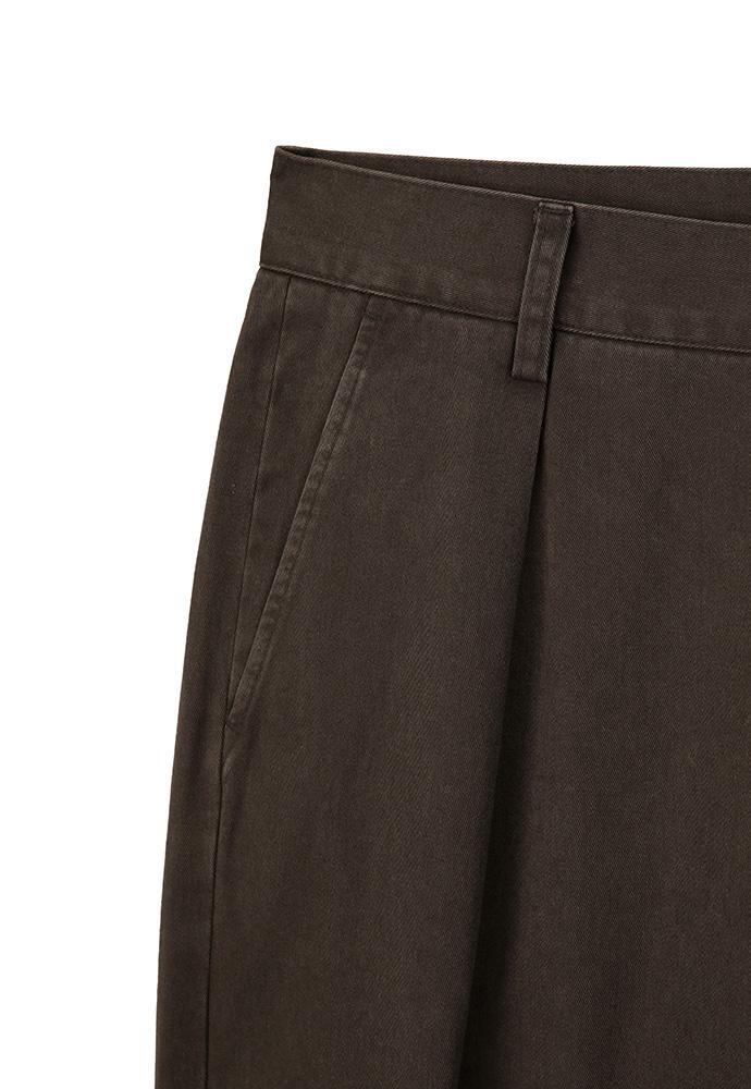 Art if acts - One Tuck Chino Pants (Brown) product image 10 | TRAB K-Fashion Australia