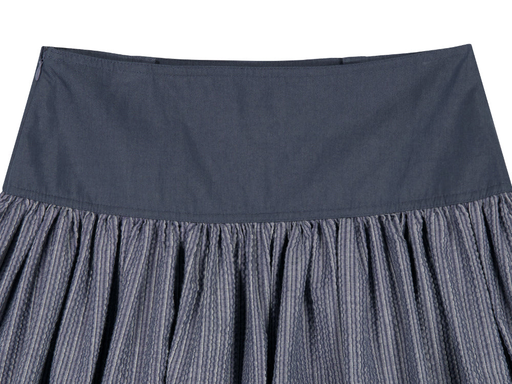 Coyseio - Double Button Stripe Skirt (Navy) product image 16 | TRAB K-Fashion Australia