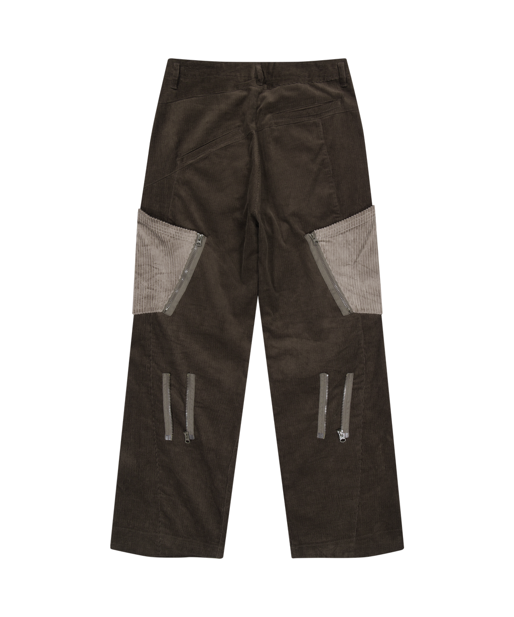 San San Gear - Corduroy Pocket Pants (Brown) product image 8 | TRAB K-Fashion Australia