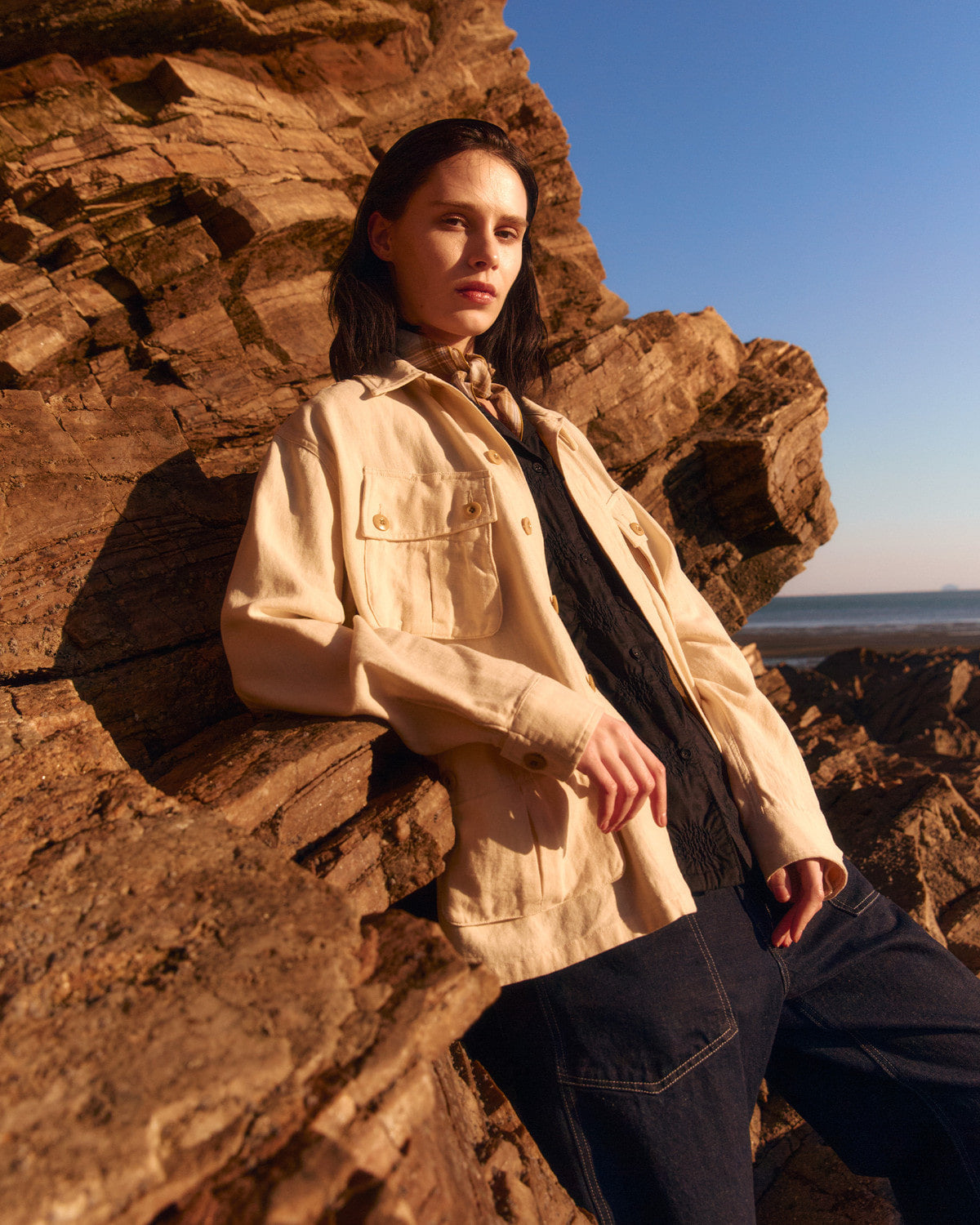 Eastlogue - Jungle Fatigue Jacket (Ecru) product image 2 | TRAB K-Fashion Australia