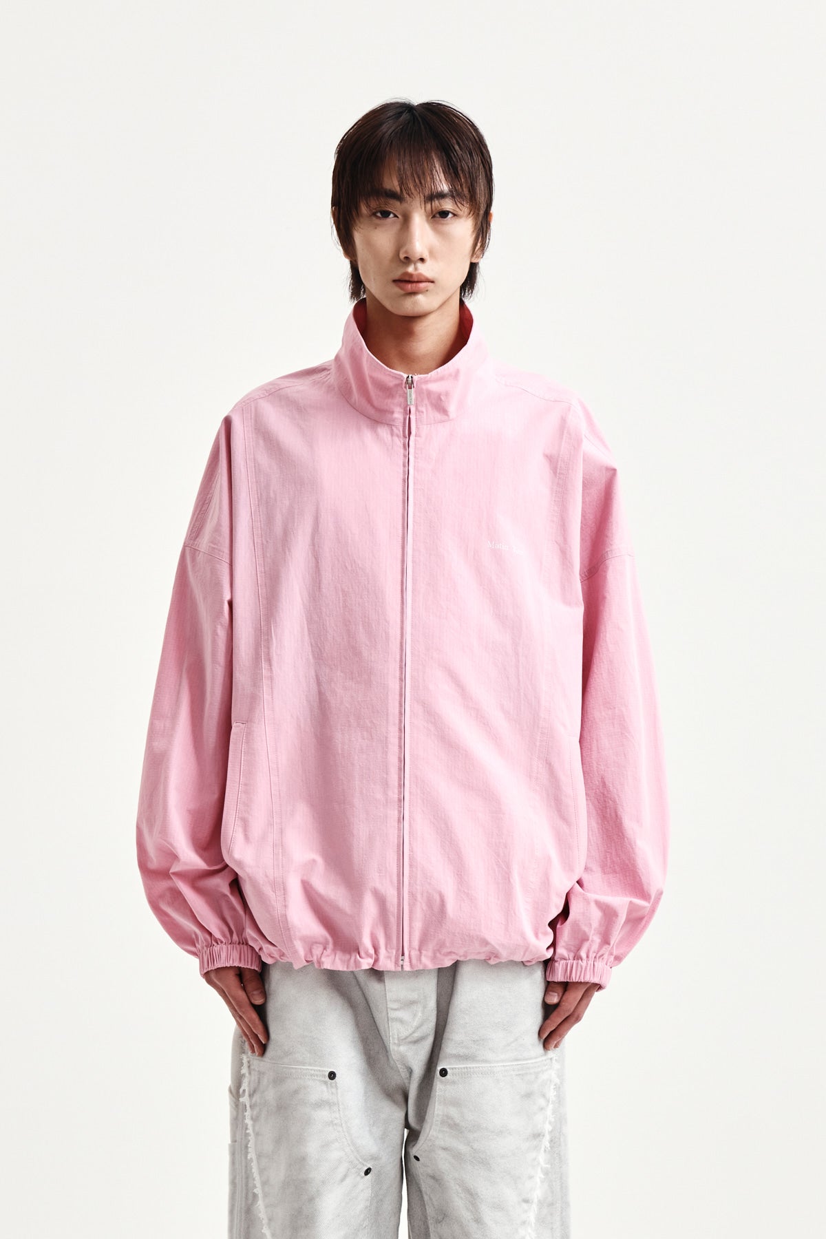 Matin Kim - Back Logo High Neck Jumper (Pink) product image 11 | TRAB K-Fashion Australia