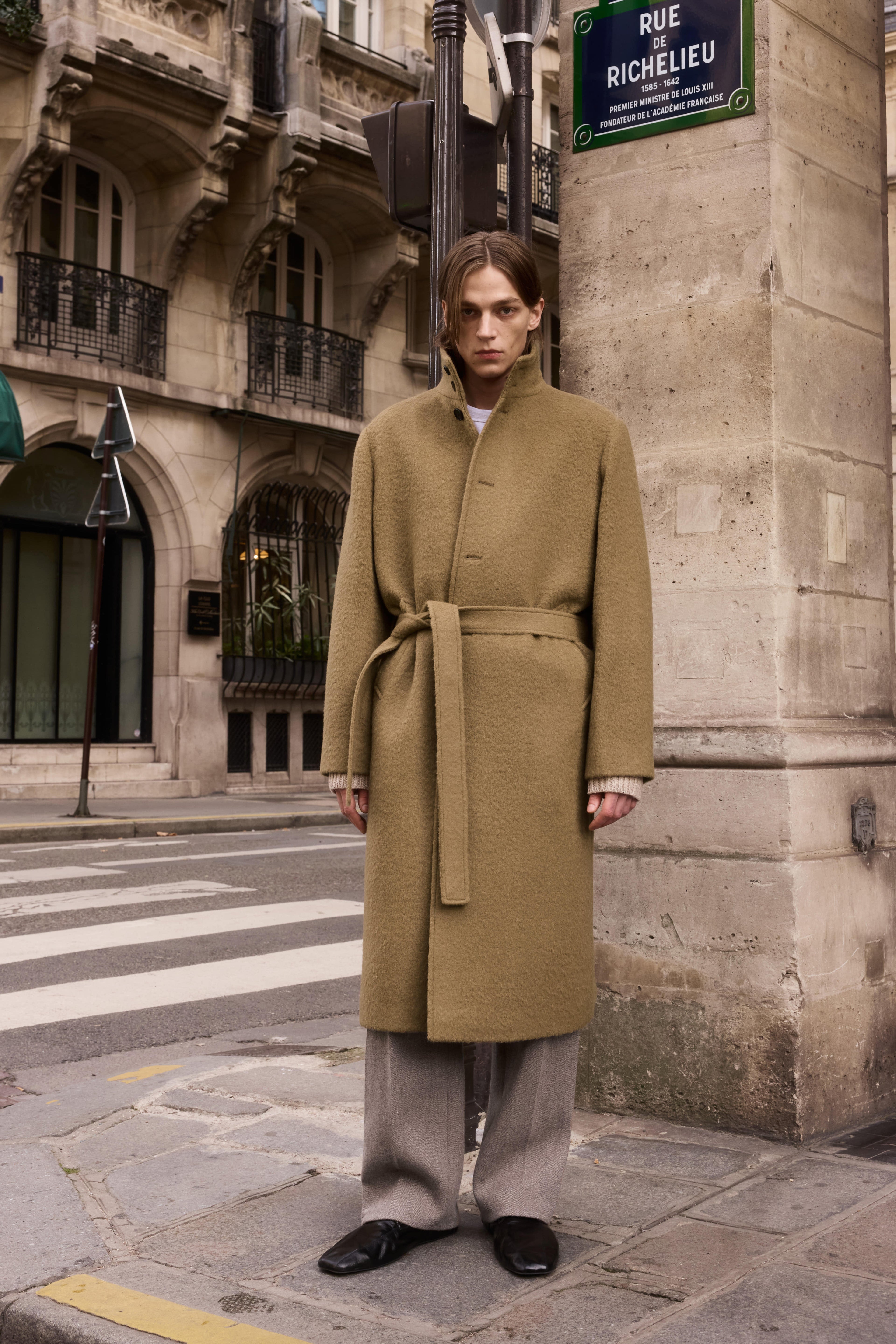 STU - High Neck Alpaca Mac Coat In (Camel) product image 8 | TRAB K-Fashion Australia