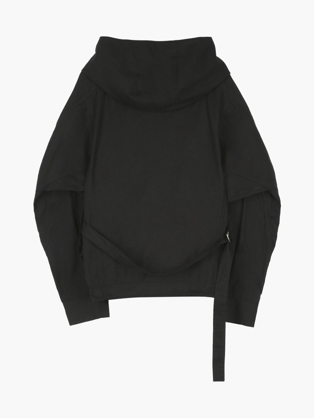 Jiyong Kim - Draped Wrap Hood Jacket (Black) product image 10 | TRAB K-Fashion Australia