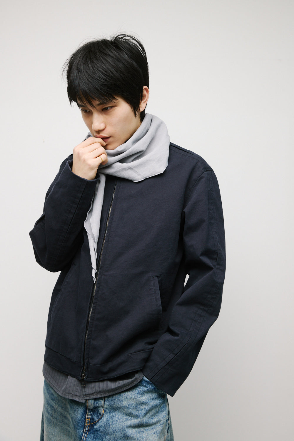 Hatchingroom - Silent Harrington Jacket (Dark Navy) product image 10 | TRAB K-Fashion Australia