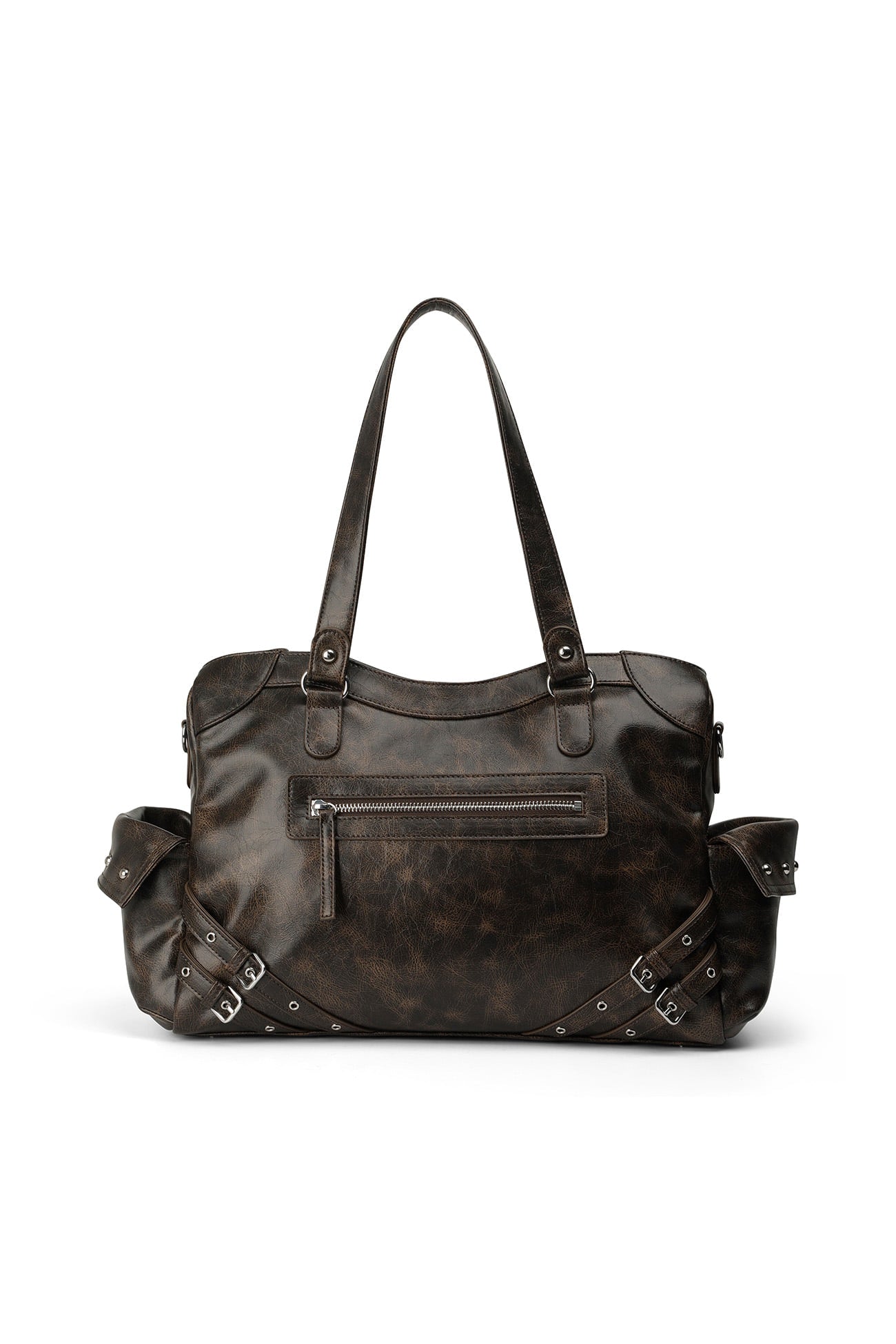 Deinet - Stud Pocket Big Bag (Burgundy) product image 13 | TRAB K-Fashion Australia