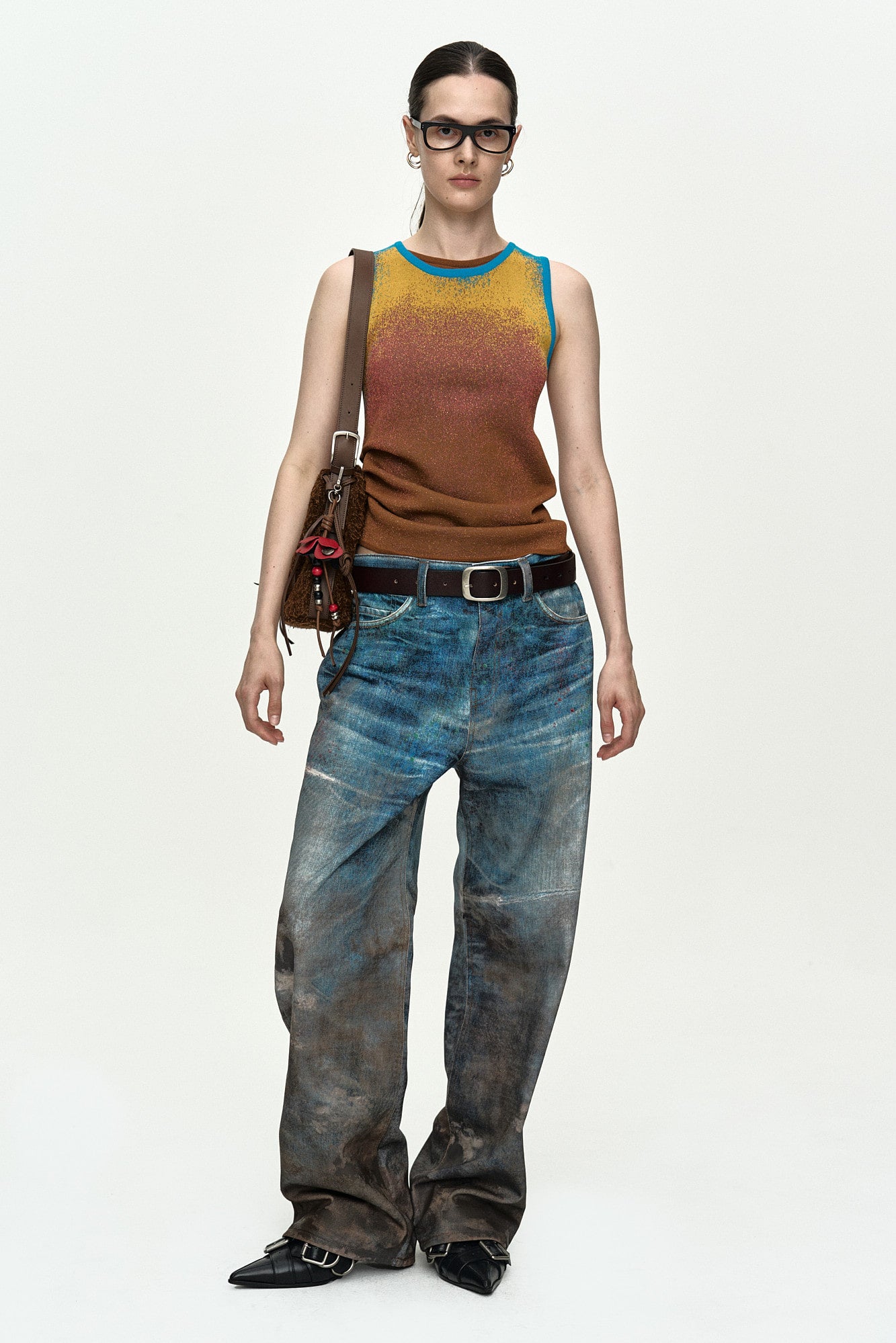 Andersson Bell - Airbrush Asym Tank Top (Multi) product image 7 | TRAB K-Fashion Australia