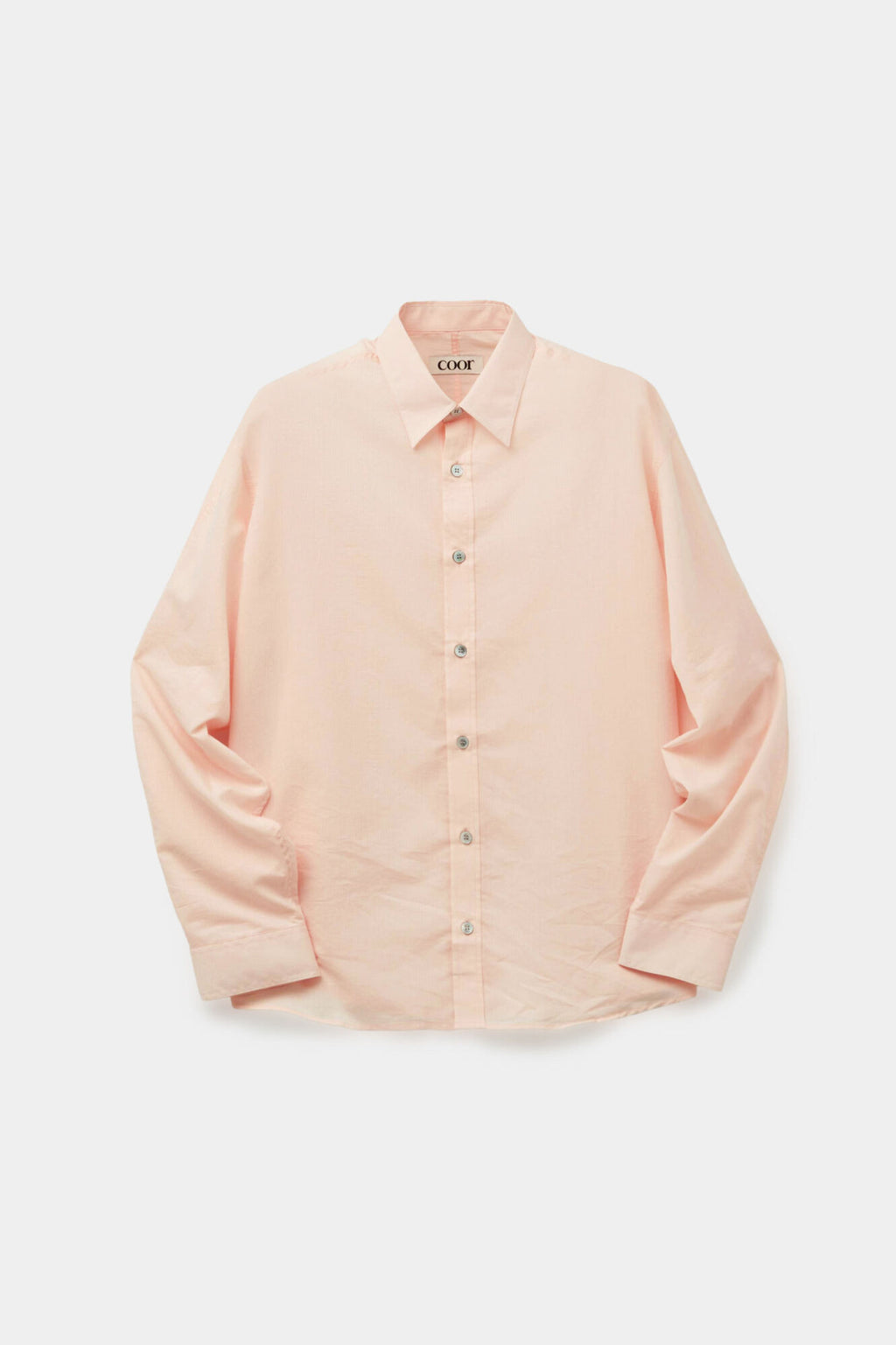 Coor - Pale Stripe Shirt (Light Pink) product image 1 | TRAB K-Fashion Australia