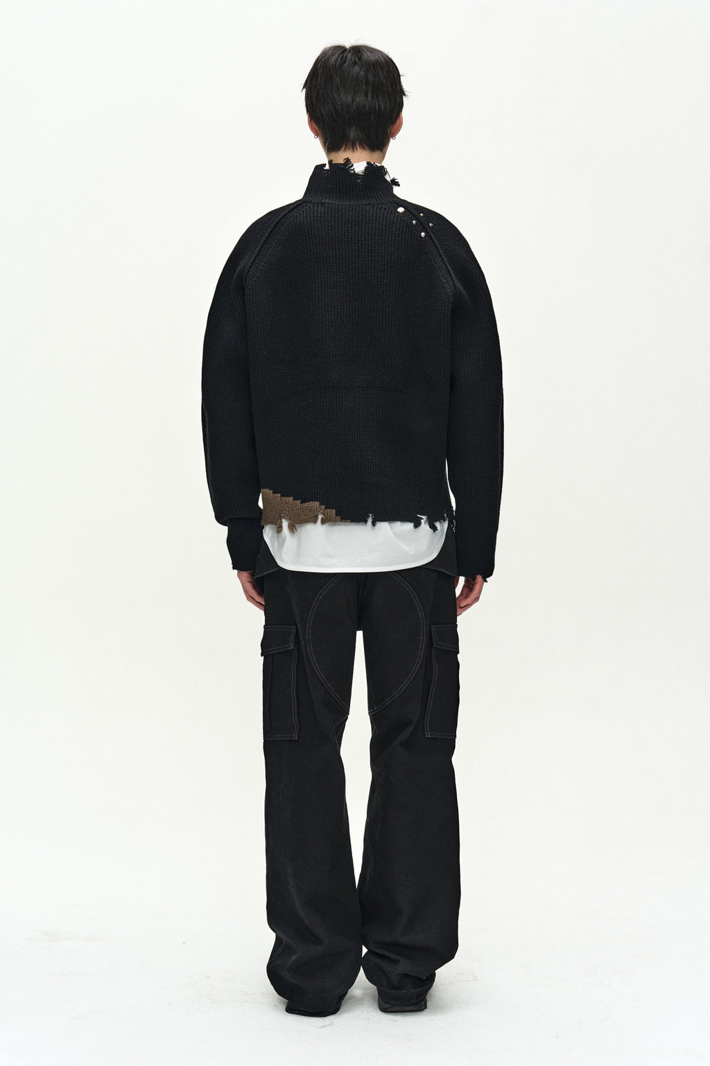 Andersson Bell - Locha Turtle-Neck Sweater (Black) product image 5 | TRAB K-Fashion Australia