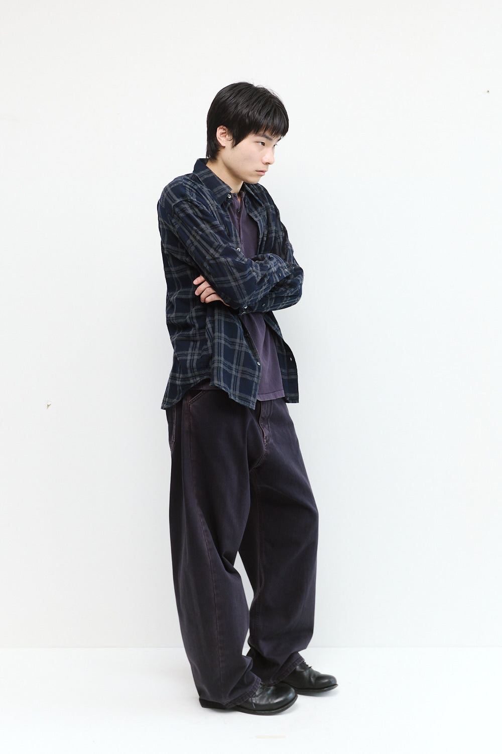 Hatchingroom - Curve Jeans Washed Dark (Navy) product image 7 | TRAB K-Fashion Australia