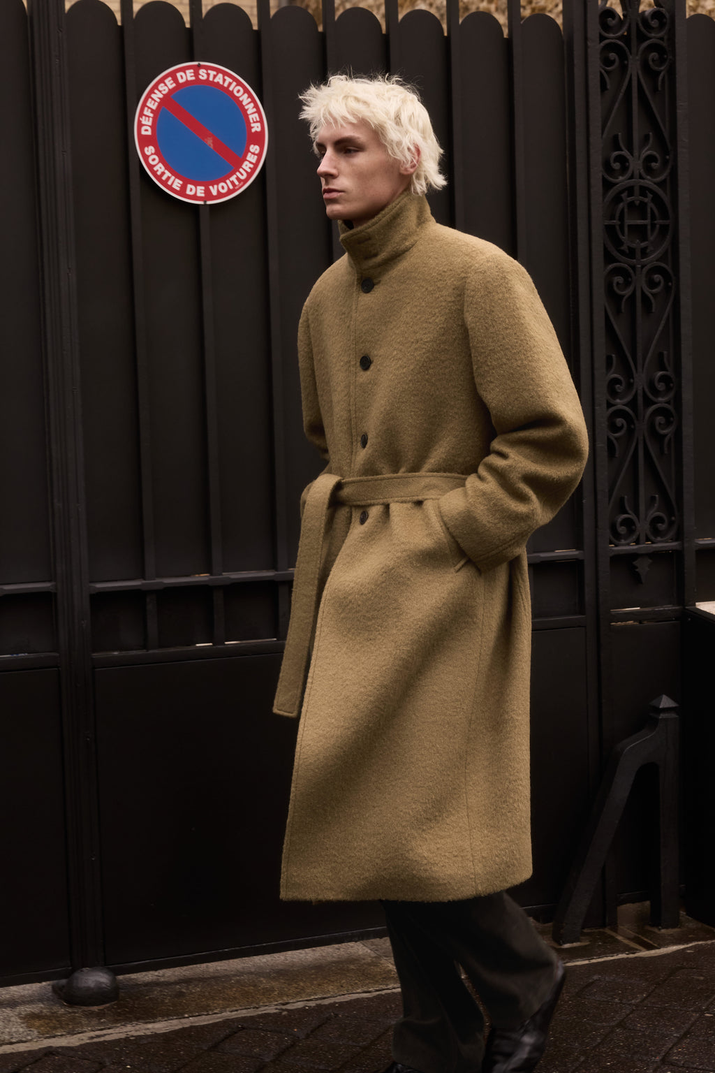 STU - High Neck Alpaca Mac Coat In (Camel) product image 3 | TRAB K-Fashion Australia