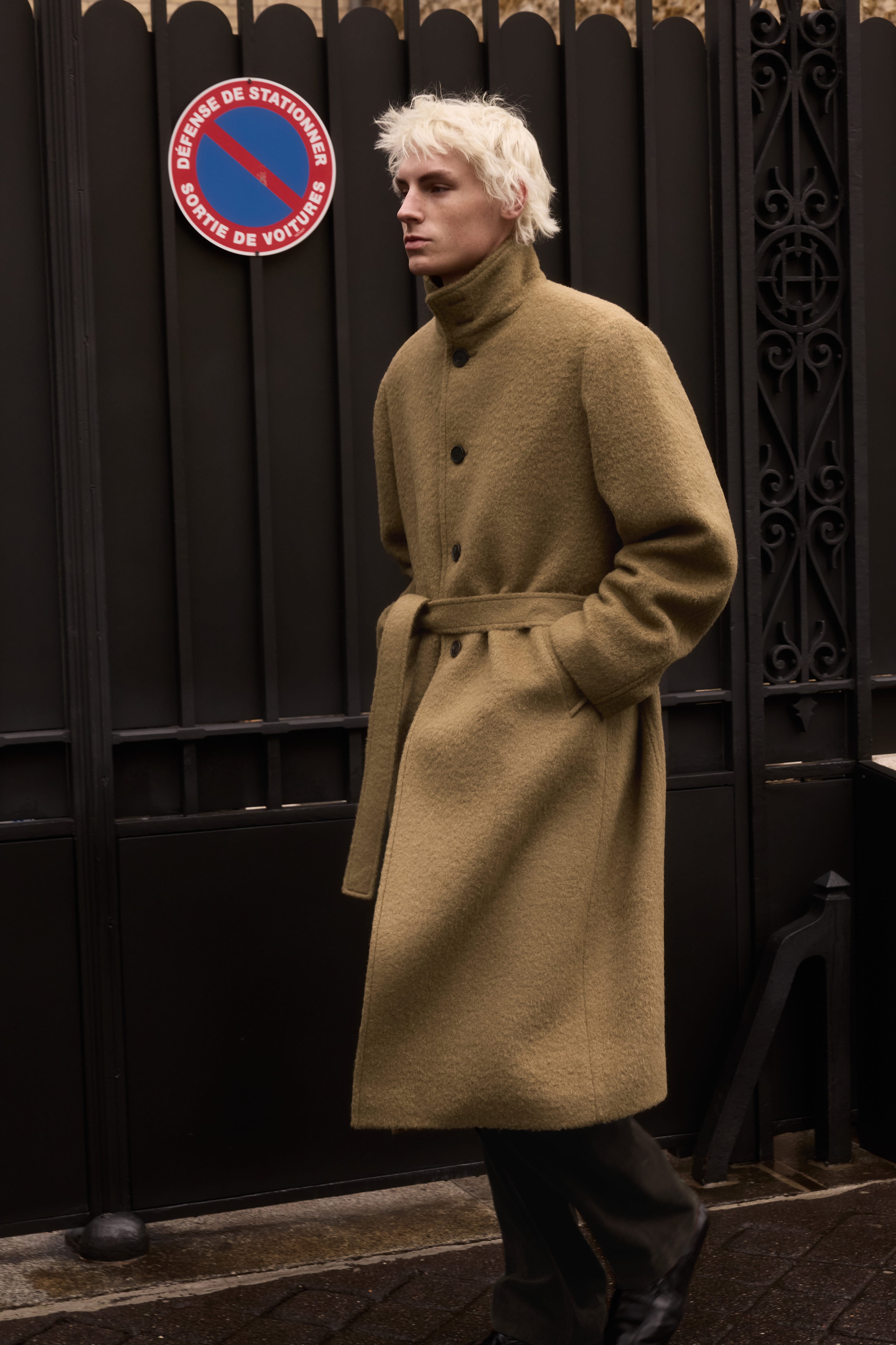 STU - High Neck Alpaca Mac Coat In (Camel) product image 3 | TRAB K-Fashion Australia