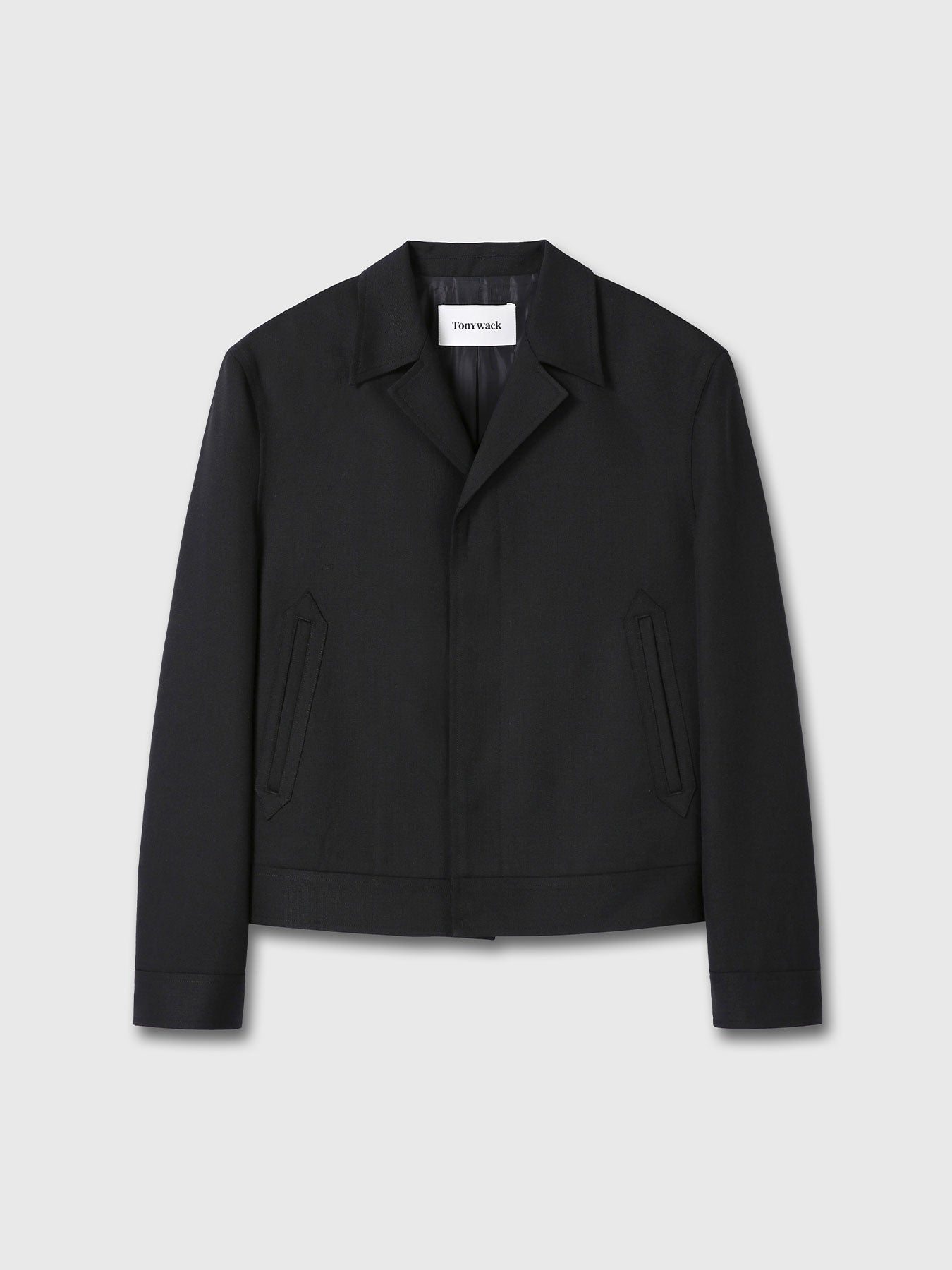 Tonywack - Wool Cropped Tailored Blouson (Black) product image 9 | TRAB K-Fashion Australia