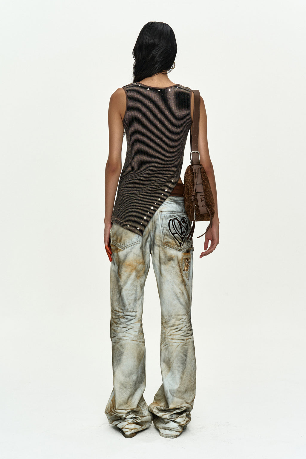 Andersson Bell - Spray Bootscut Jeans (Sky Blue) product image 3 | TRAB K-Fashion Australia